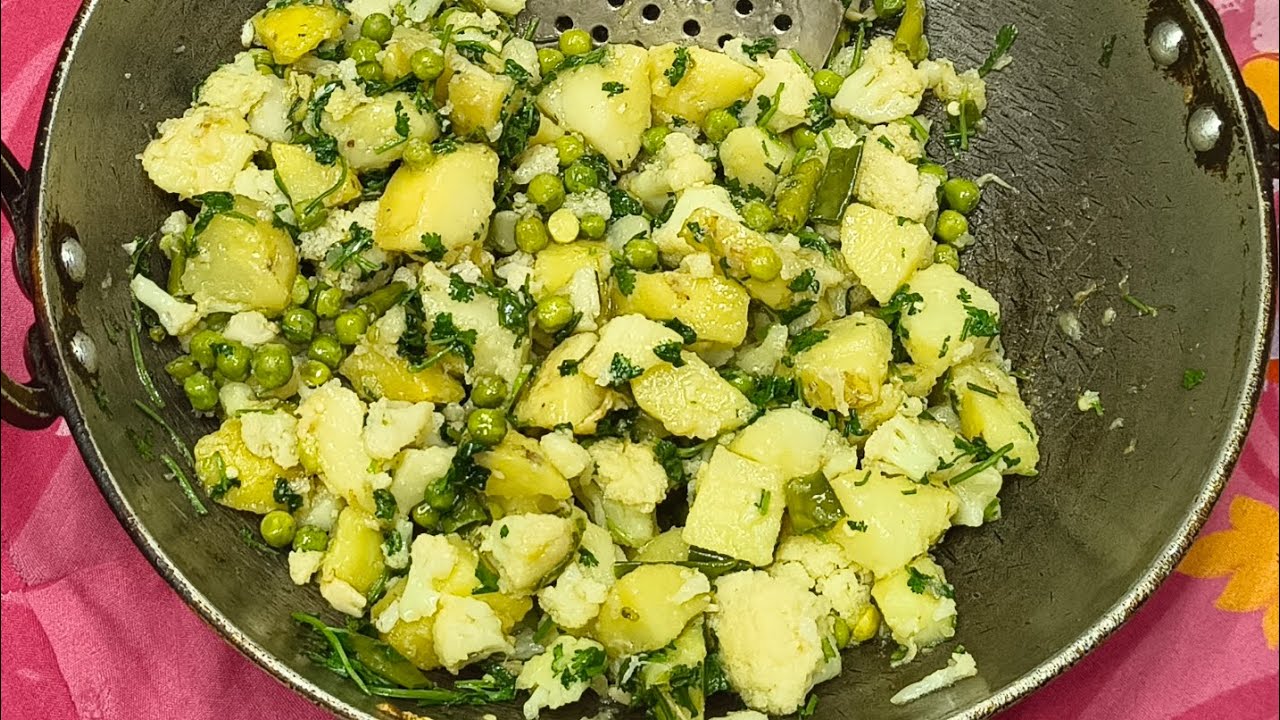 Hari gobhi Aalu ki recipe #gobhialoo ,10 mnt mai banne wala😋 gobhialoo