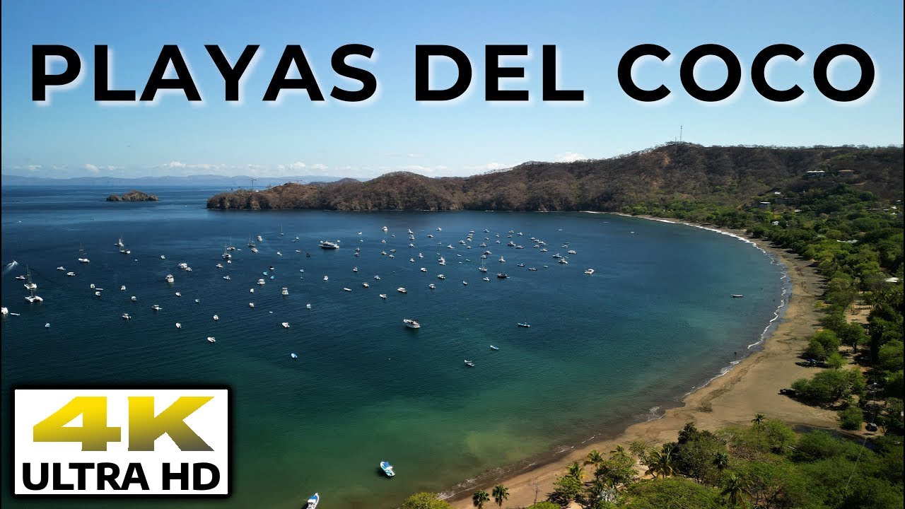 [4K] Tour Coco Beach, Costa Rica🌴 Top Tourism Destination #tourism #travel