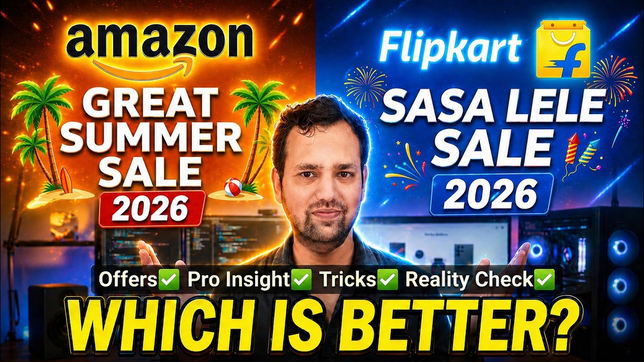 Amazon Great Summer vs Flipkart SASA LELE Sale 2026 🤯 Hidden Tricks, Bank Offers & Reality Check!✅