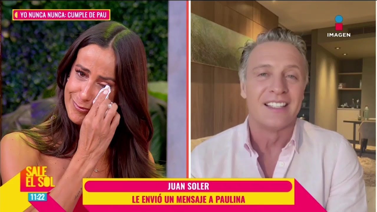 ¡Paulina Mercado ROMPE EN LLANTO al ver a Juan Soler por su CUMPLEAÑOS! | Sale el Sol