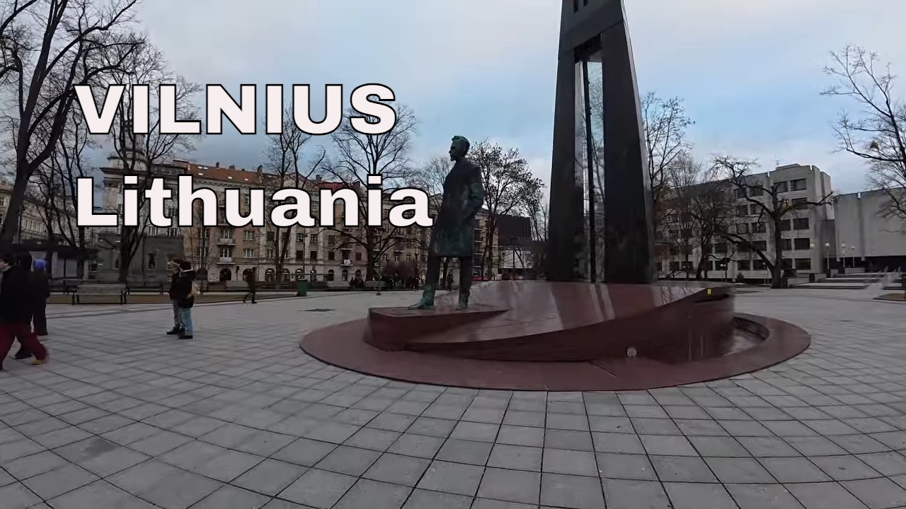 This Is Kudirkos Square in Vilnius | City Walk