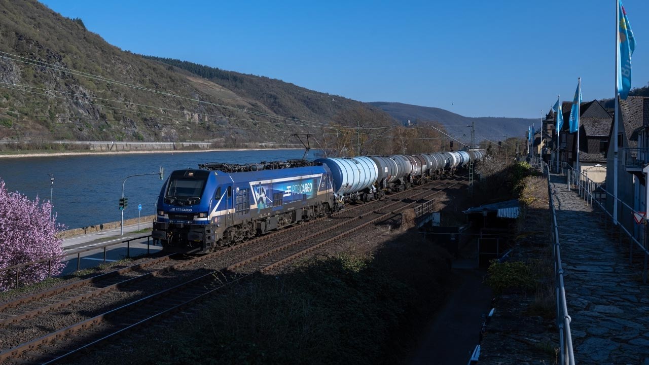Bayern Bahn 139 314, RTB Euro9000, die letzten EC und viel mehr Bahnverkehr im Rheintal [4k/60fps]