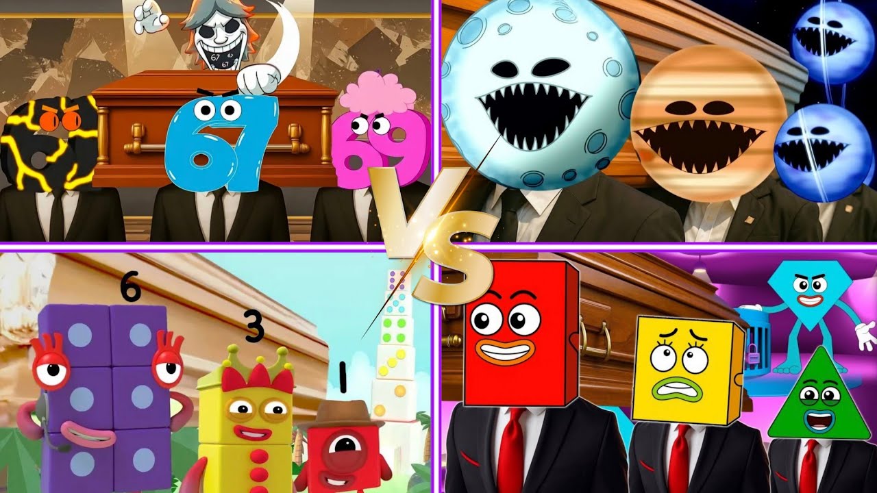 61 x 67 x 69: GameToons+ 🆚 The Moon Wakes Up 🆚 Numberblocks 🆚 Save The Shapes 🎶🎵 Who Is Best?