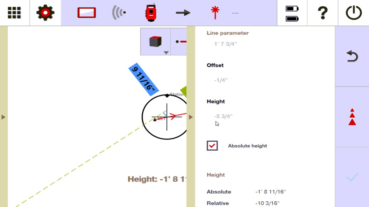Hilti PLC 400 Tutorial - STATIONING - Building Line and Freestationing