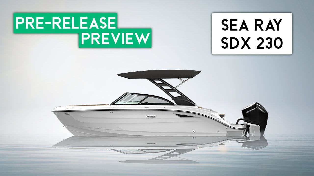 2026 Sea Ray SDX 230 Outboard Luxury Deck Boat Walkthrough Tour