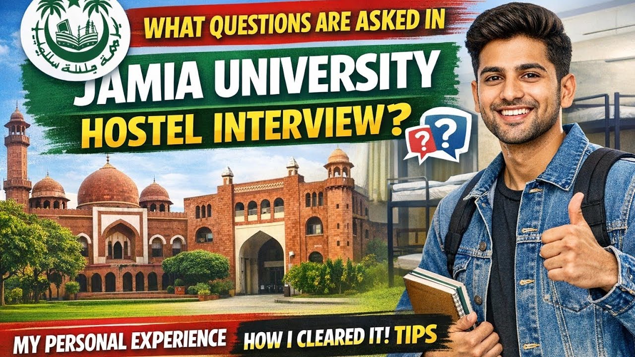 Jamia Millia Islamia Hostel Interview | How I got selected #jmi #jmihostel