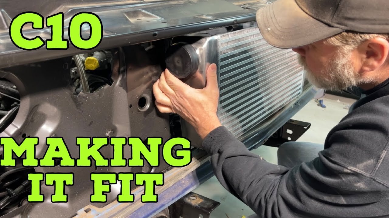 C10 Project:  Turbo Intercooler, Condenser, and Radiator Installation.