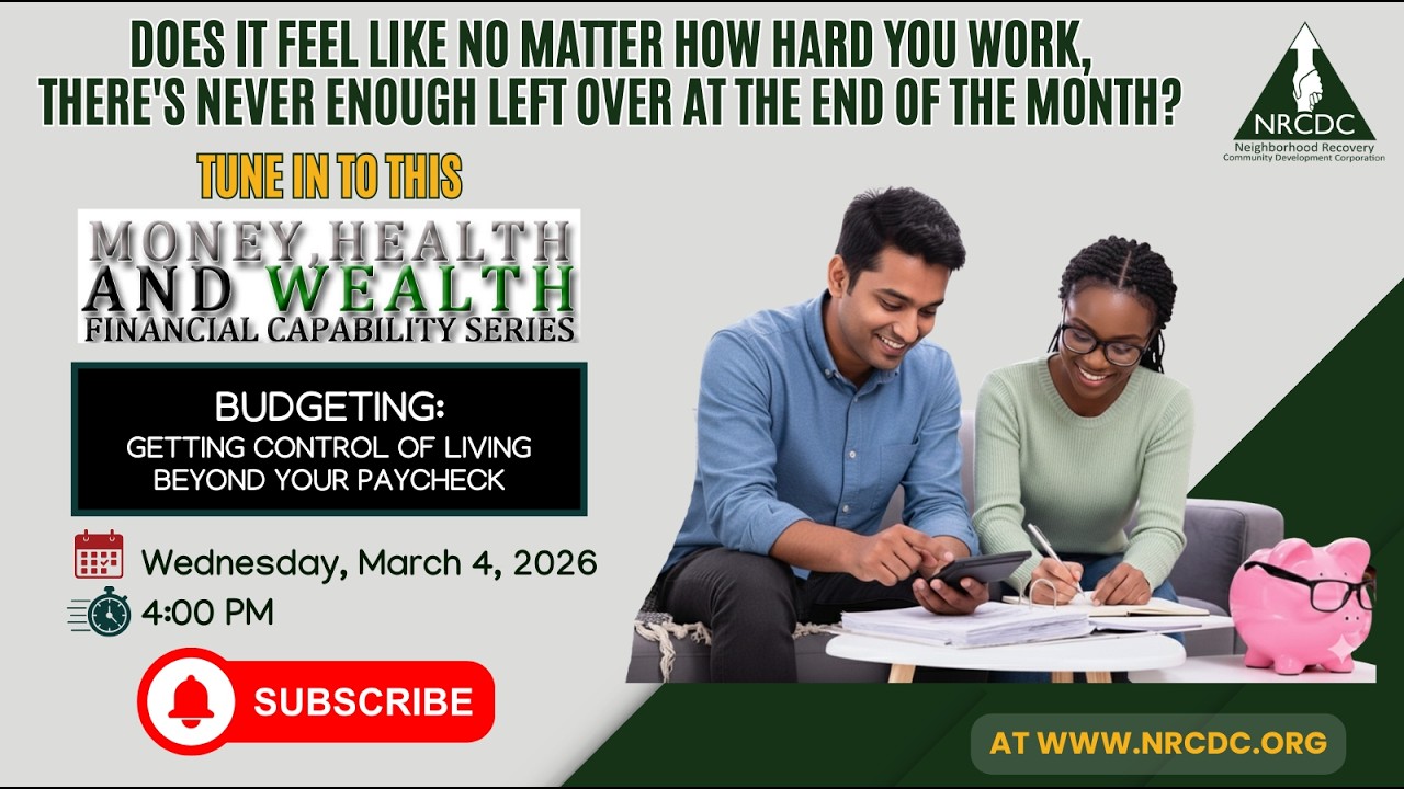 MHW: BUDGETING - Getting Control of Living Beyond Your Paycheck (March 2026)