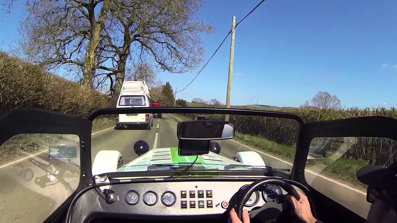 Caterham Supersport blatting on English and Welsh roads