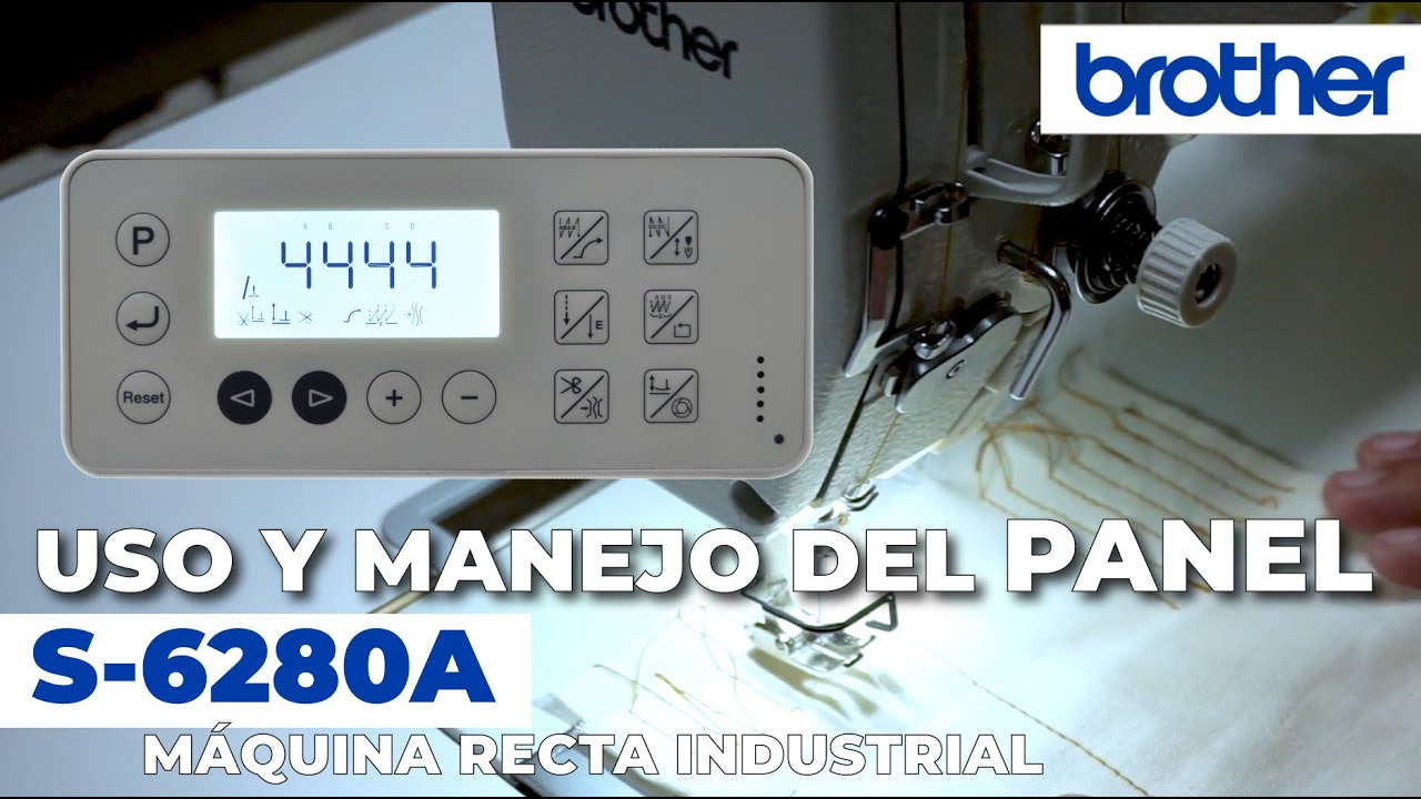 Manejo de panel S-6280A Brother - Máquina de coser industrial