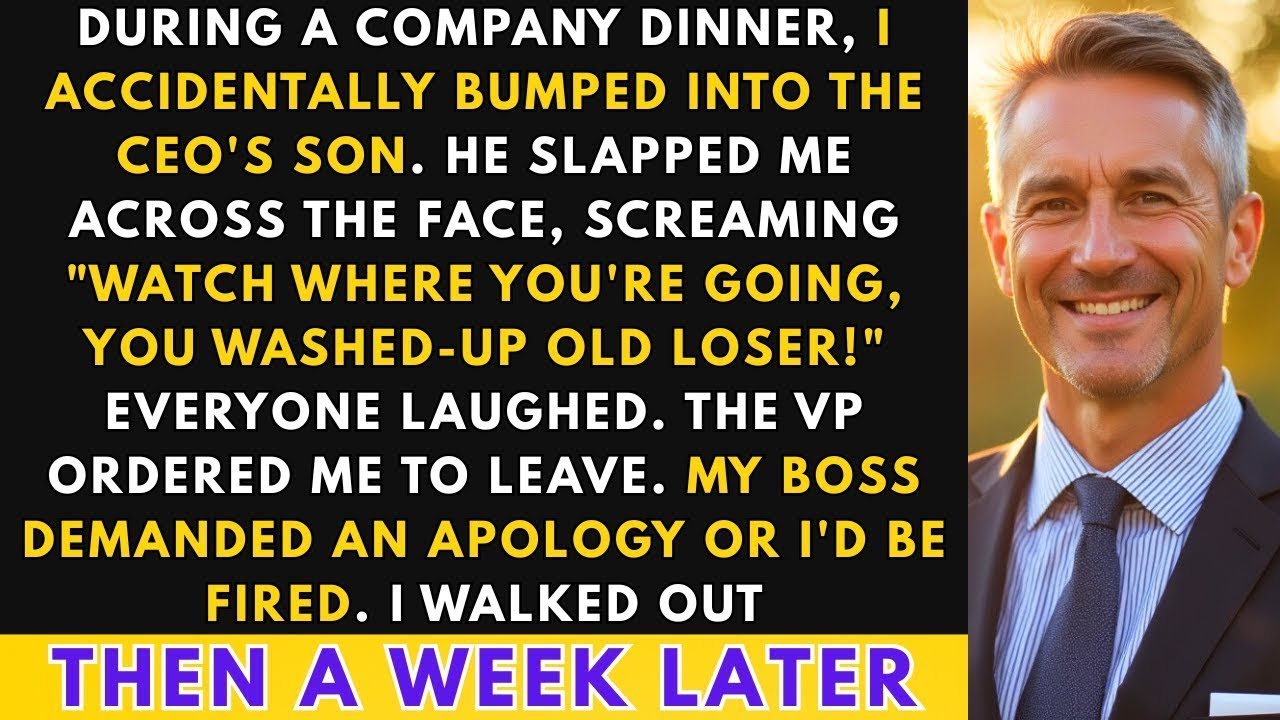 He Slapped Me At Dinner &mdash; A Week Later He Lost Everything | Office Revenge