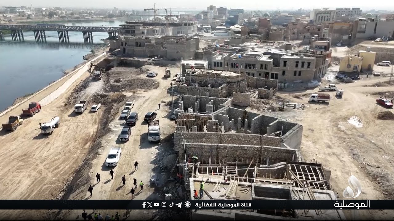 محافظ نينوى يتفقد مشروع الواجهة النهرية.. ويكشف عن إنجاز أول دار تراثية بعد 45 يوما