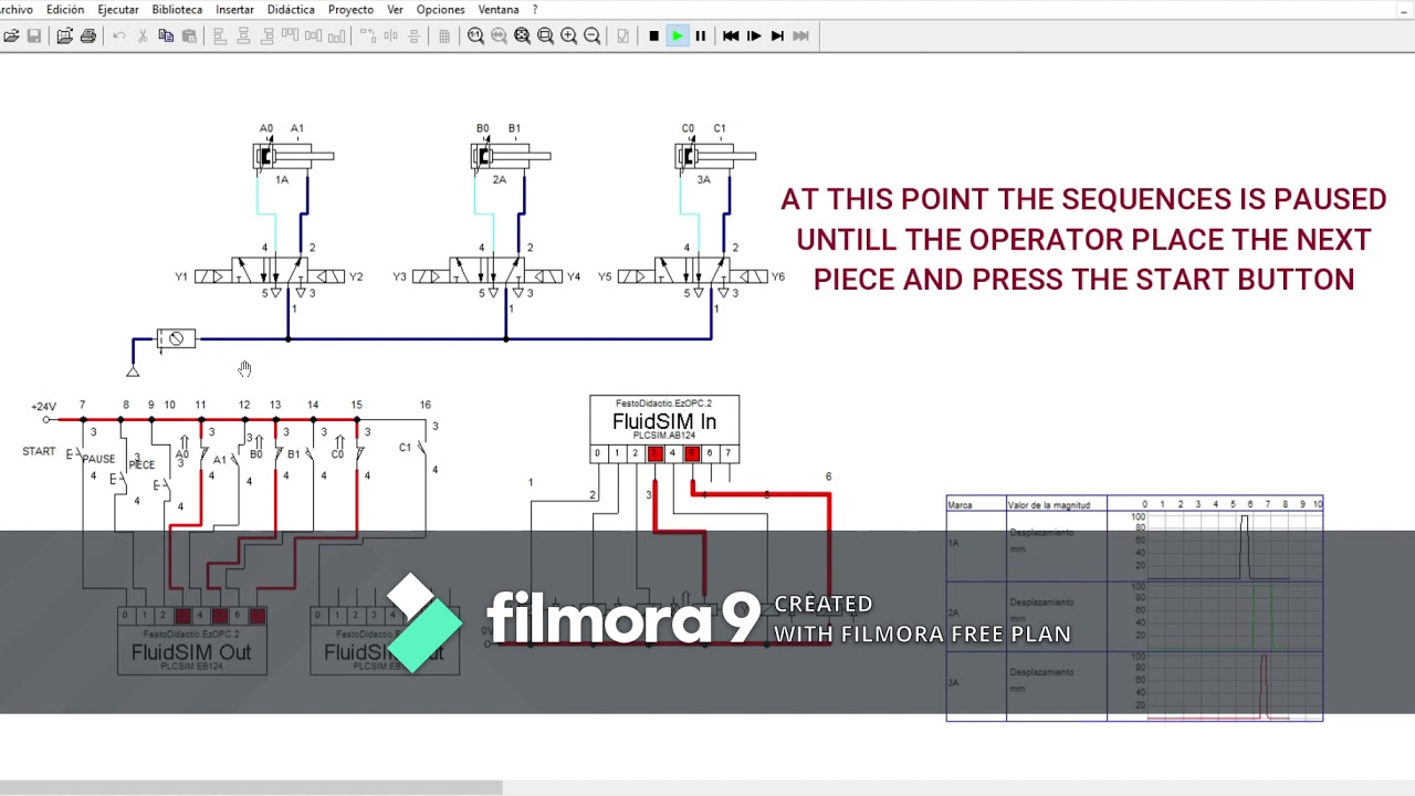 INDUSTRIAL AUTOMATION: SIMULATION DAY 05 SEQUENCE 02 FluidSIM - TIA PORTAL - EzOPC