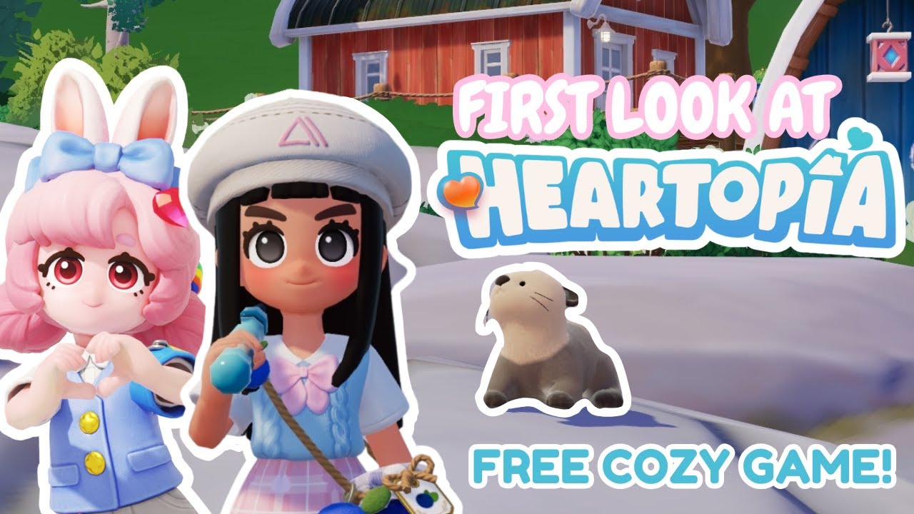 🌸 МОЙ ПЕРВЫЙ ДЕНЬ В ХЕРТОПИИ! НОВАЯ БЕСПЛАТНАЯ УЮТНАЯ ИГРА 2026 ГОДА | Первые впечатления и мой ч...