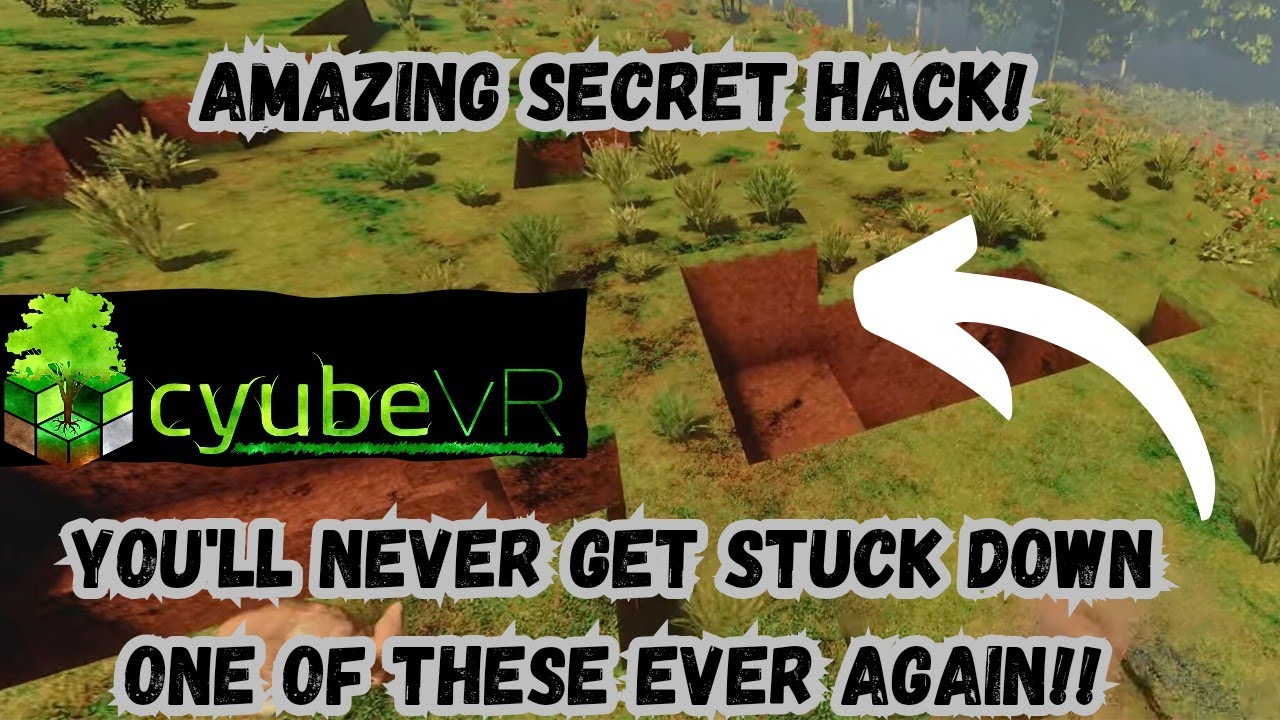 How to EASILY Escape a Hole or Cave in CyubeVR FAST | PlayStation VR2 (PS VR2)