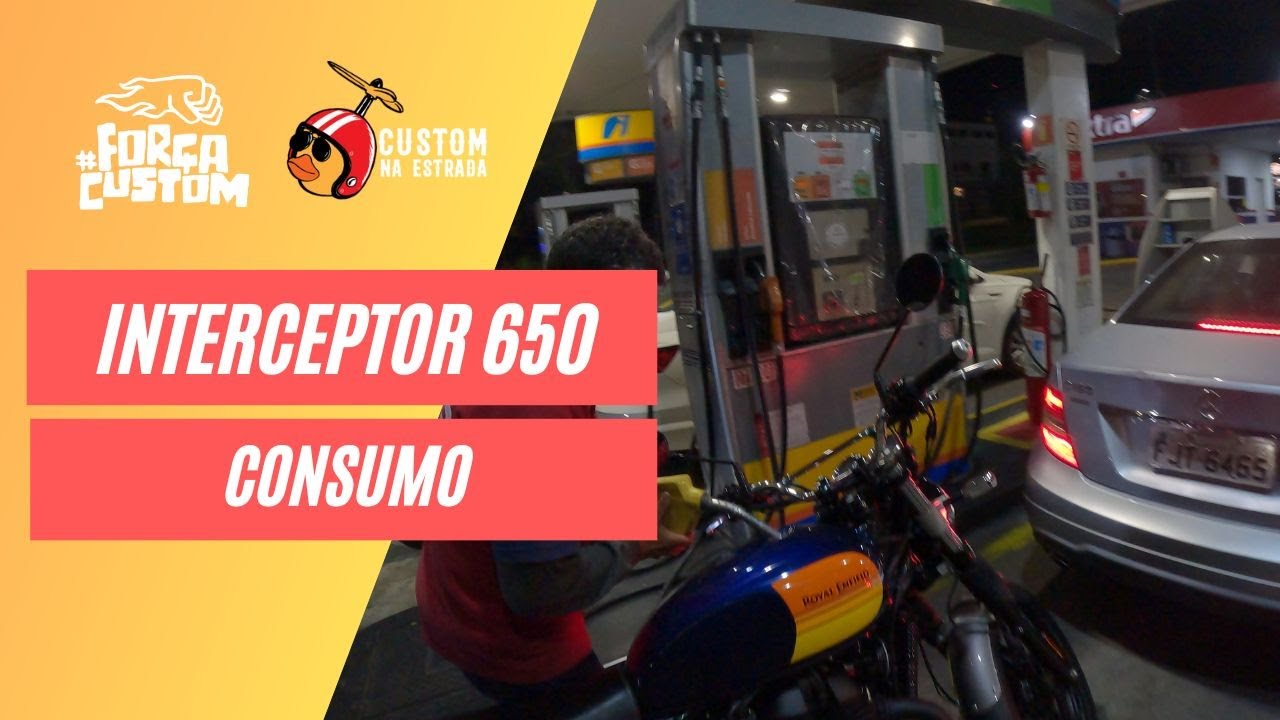 INTERCEPTOR 650 ROYAL ENFIELD! CONSUMO!!! #royalenfield  #RE
