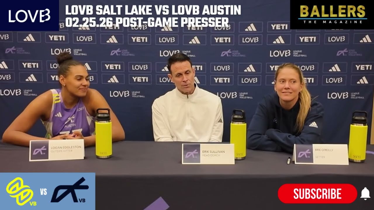 LOVB Austin: Postgame Press Conference vs LOVB Salt Lake | League One Volleyball | 02.25.26