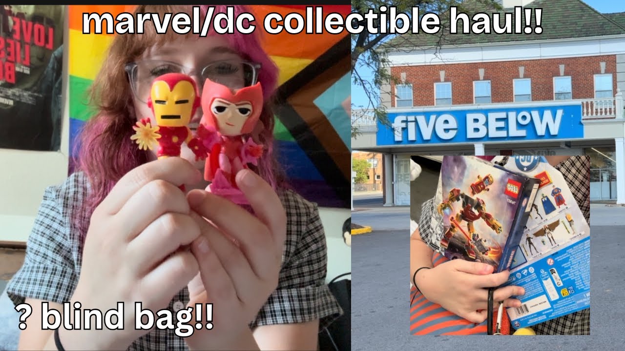 shopping vlog + haul | marvel/ dc collectibles !! 🛍️
