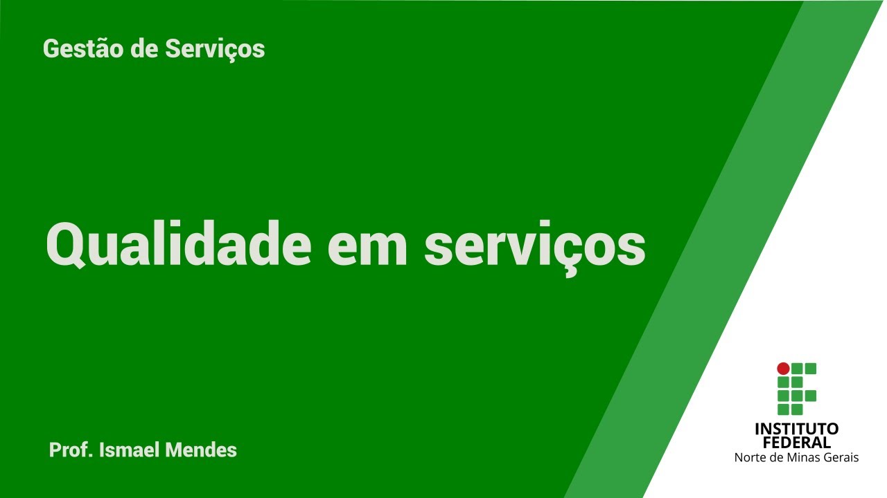 #08 Qualidade em serviços