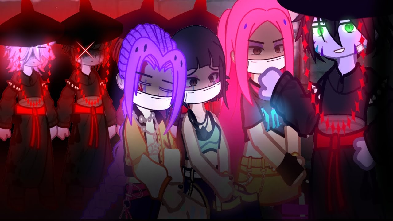 😈WHAT IF HUNTRIX IS KIDNAPPED?🙈 // k pop demon hunters // #gacha #kpdh