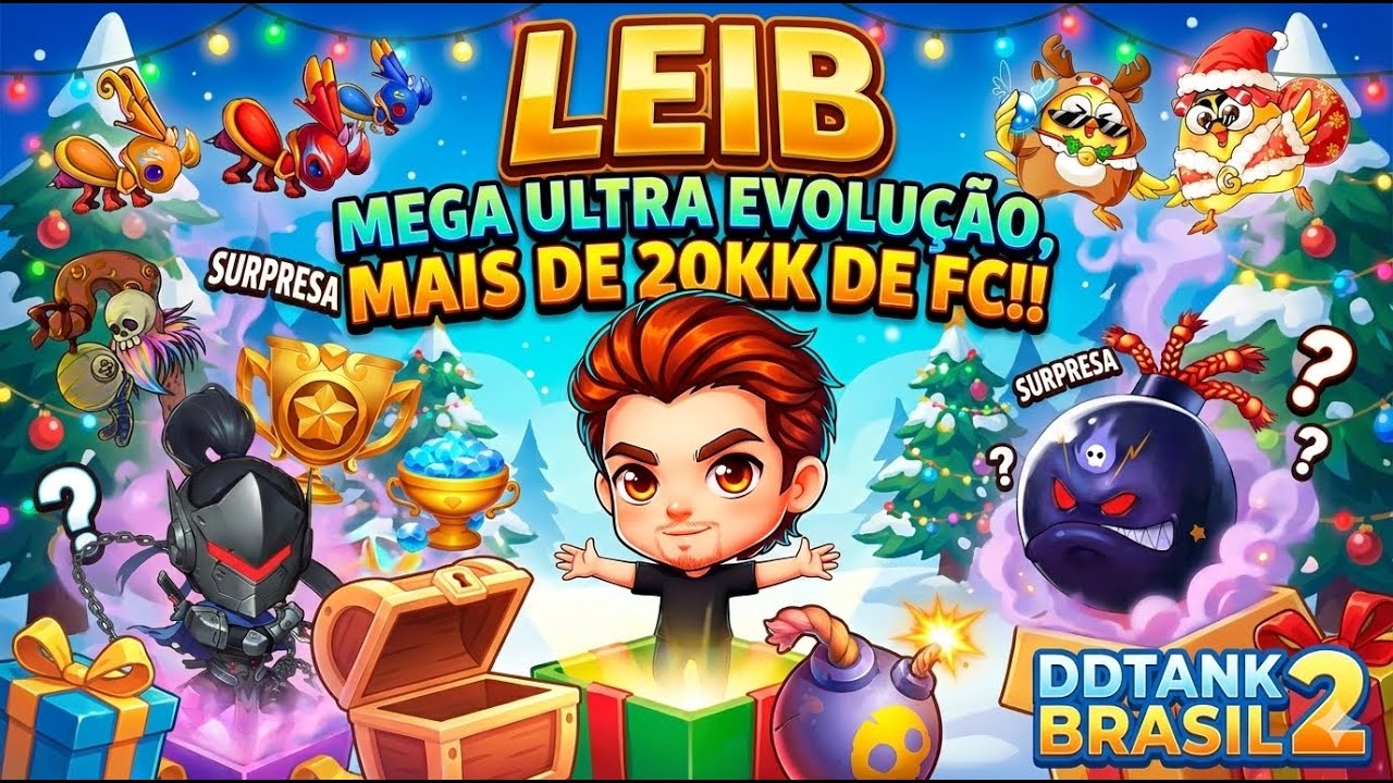 O GM NÃO ACREDITOU! 😱 20KK DE FC: A EVOLUÇÃO QUE QUEBROU O NATAL DO DDTANK! 😂🎄