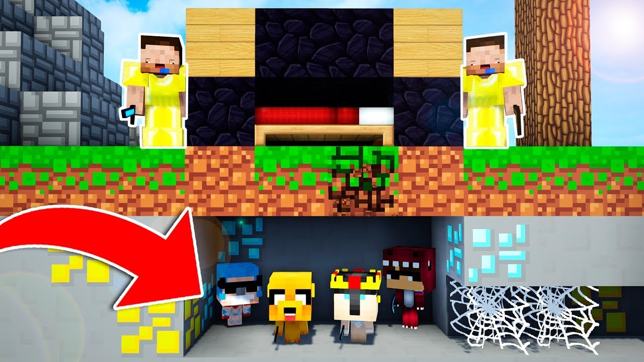 NO NOS ENCUENTRAN EN ESTE ESCONDITE 😂 MINECRAFT BEDWARS
