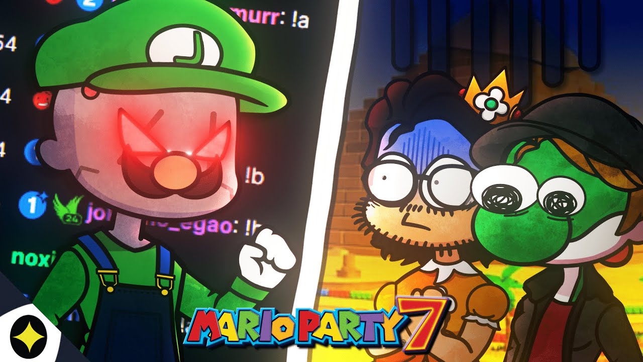 MARIO PARTY mais le chat contrôle LUIGI
