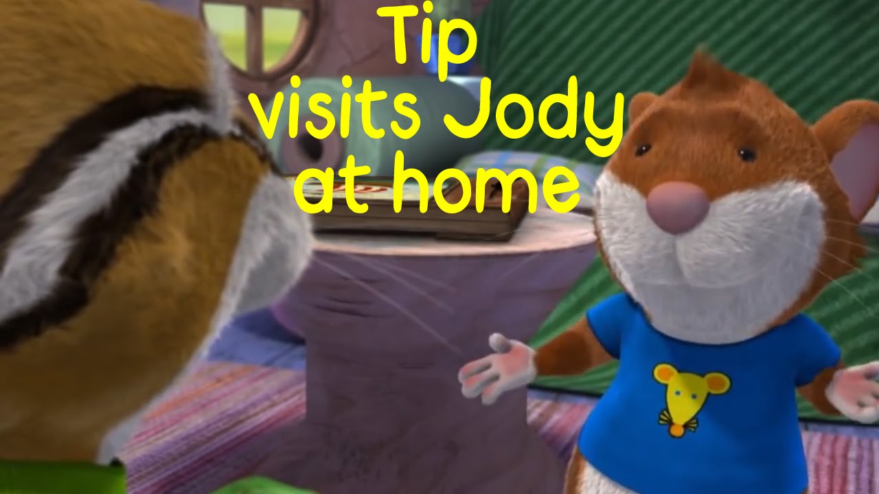 Tip visits Jody at home - Tip the Mouse