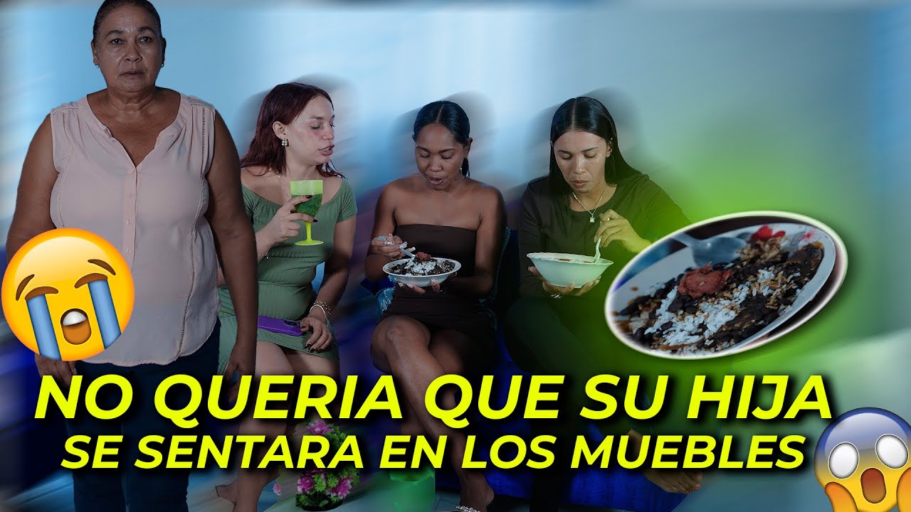 No queria que su hija se sentara en los muebles