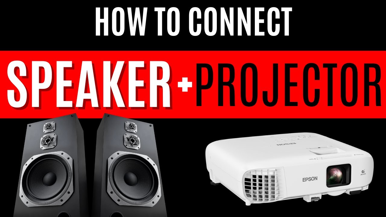 How to Connect a Speaker to a Projector (Super Easy)