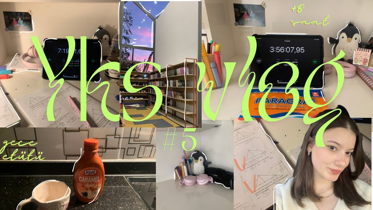 +8.30 SAAT DERS &Ccedil;ALIŞTIĞIM BİR G&Uuml;N💌|| yks25, gece &ccedil;alışması🫶🏻&hellip;