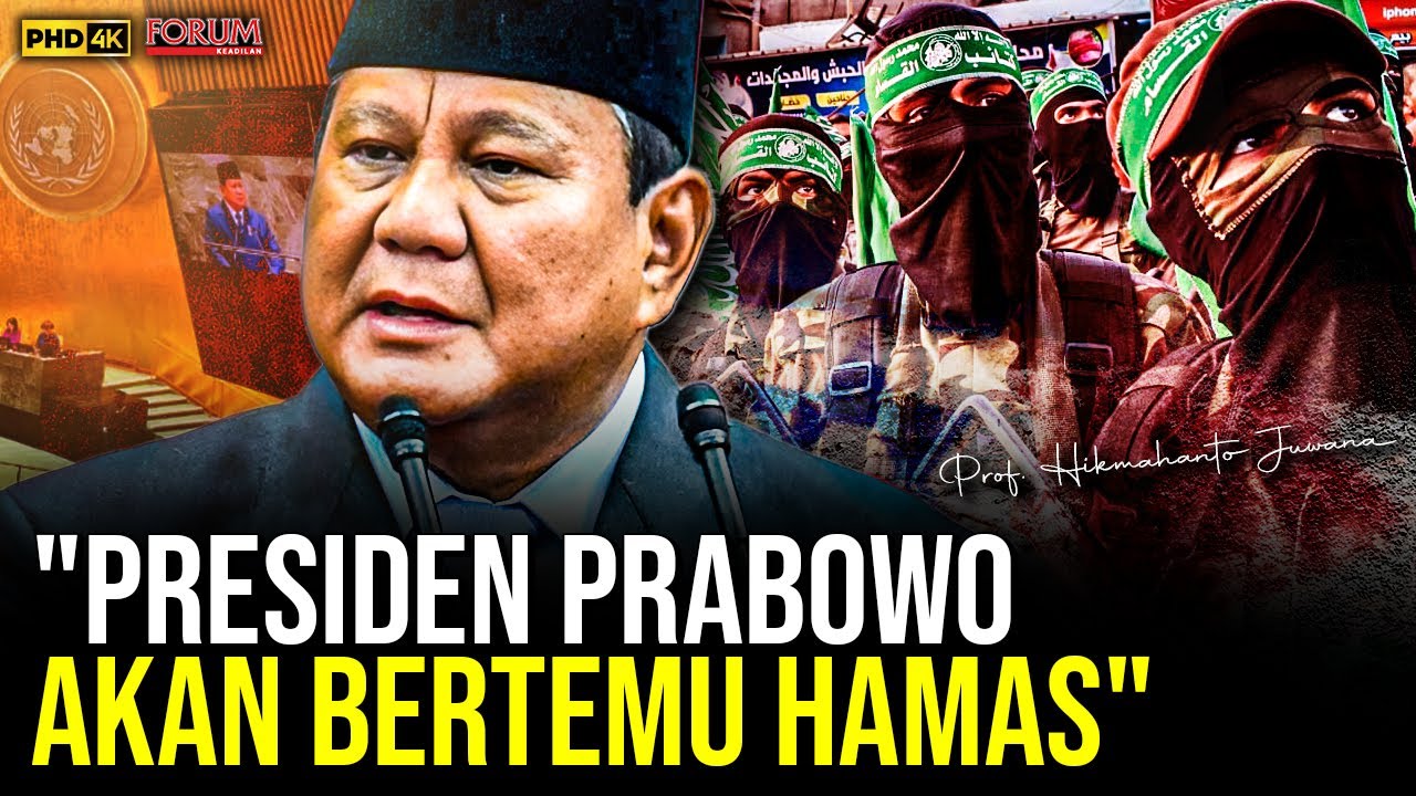 PROF HIKMAHANTO JUWANA: PRABOWO AKAN JADI JURU DAMAI ISRAEL-PALESTINA
