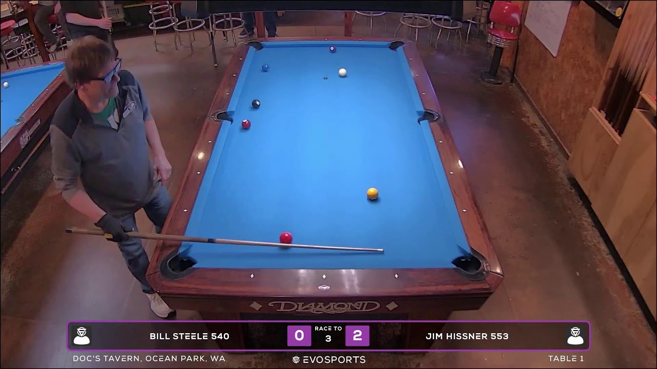 BILL STEELE 540 vs JIM HISSNER 553 - DOC'S TAVERN - TABLE 1 | EvoSports