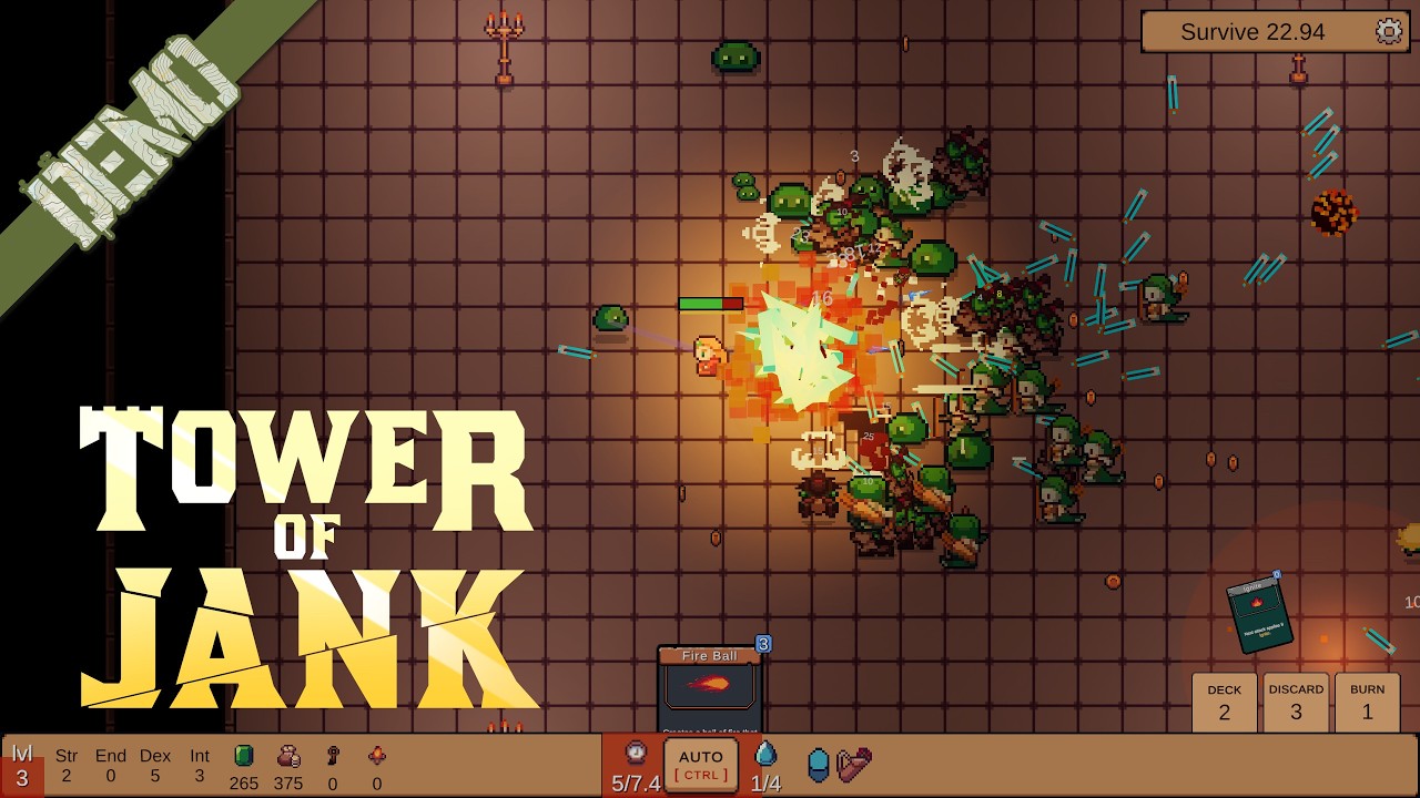 Tower of Jank | ДЕМО | Карточный автобатлер в жанре Roguelite