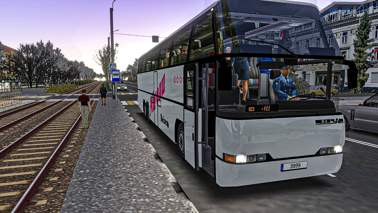 Neoplan 116F | OMSI 2 [Steering Wheel] - Normal Driving