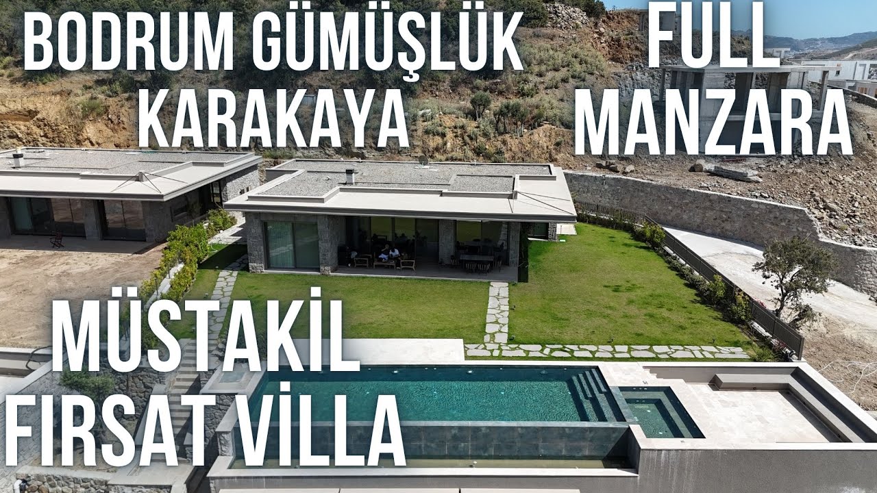 Gümüşlük Karakaya Müstakil Yüksek Kalite Fırsat Villa