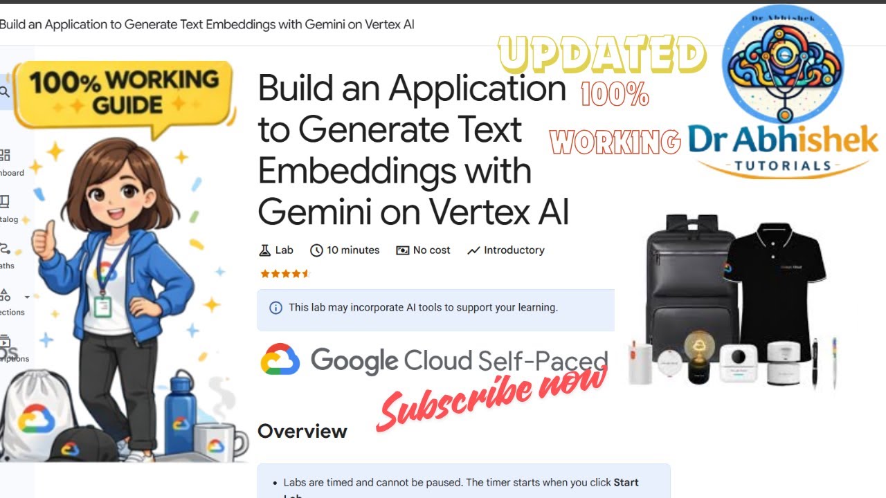 Создайте приложение для генерации текстовых встраиваний с помощью Gemini на Vertex AI | БЫСТРО | ...