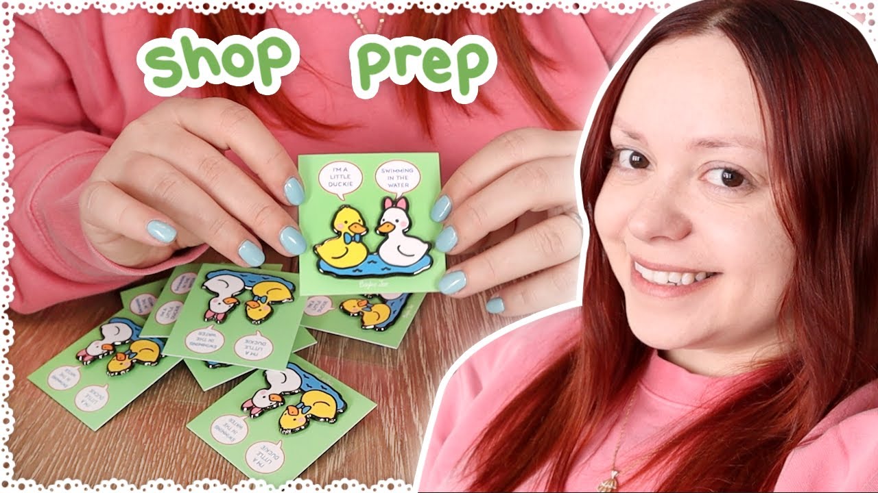 Shop Prep Vlog – Bundles, Pins & More!