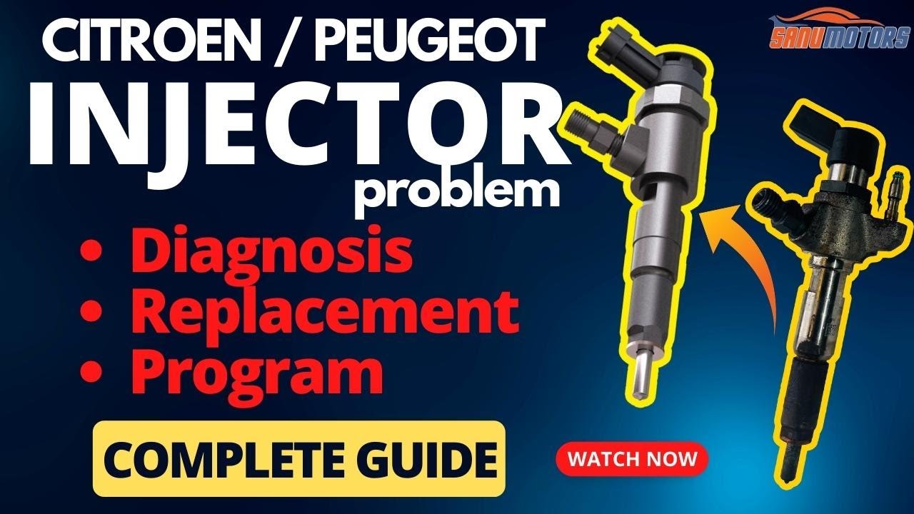 Complete Citroen/Peugeot Injector Replacement and Programming Tutorial 🤔👍#injector