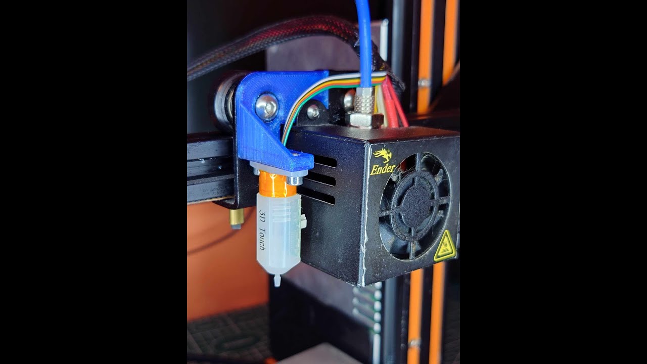 Ender 3 montaż czunika poziomowania stołu. #3dprinter #ender3