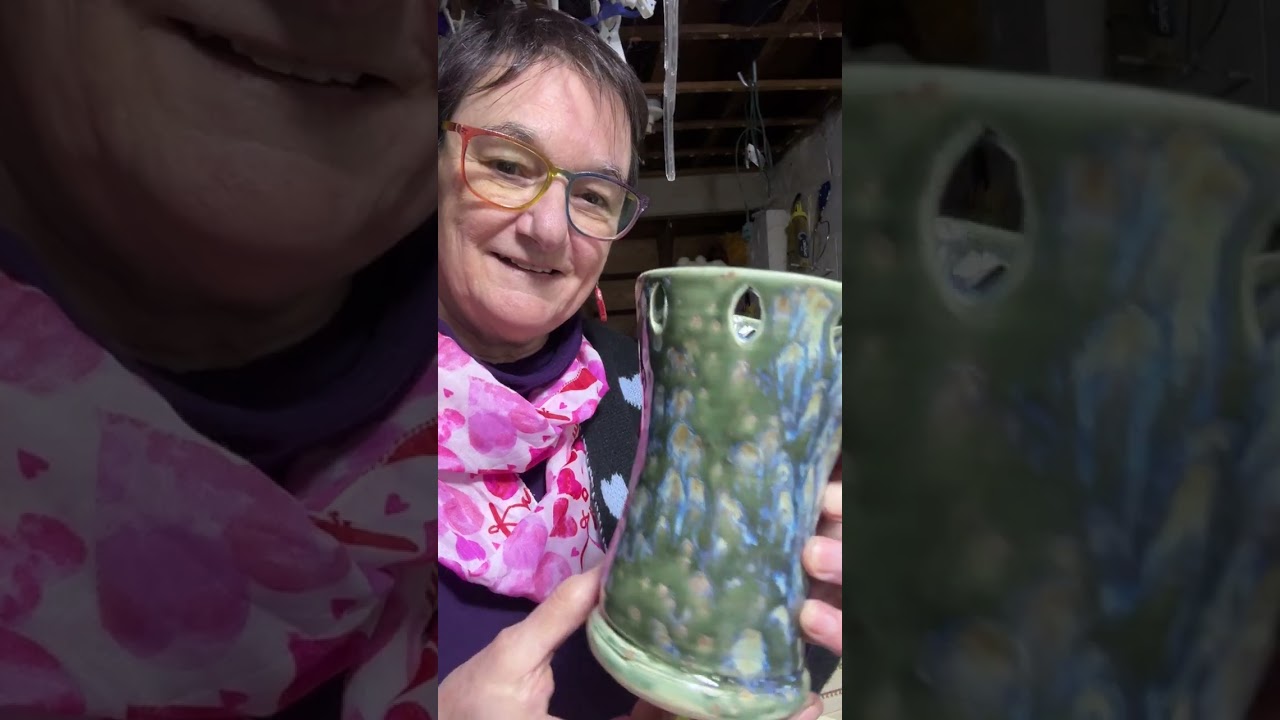 Glaze kiln opening-tried some new glaze combinations!