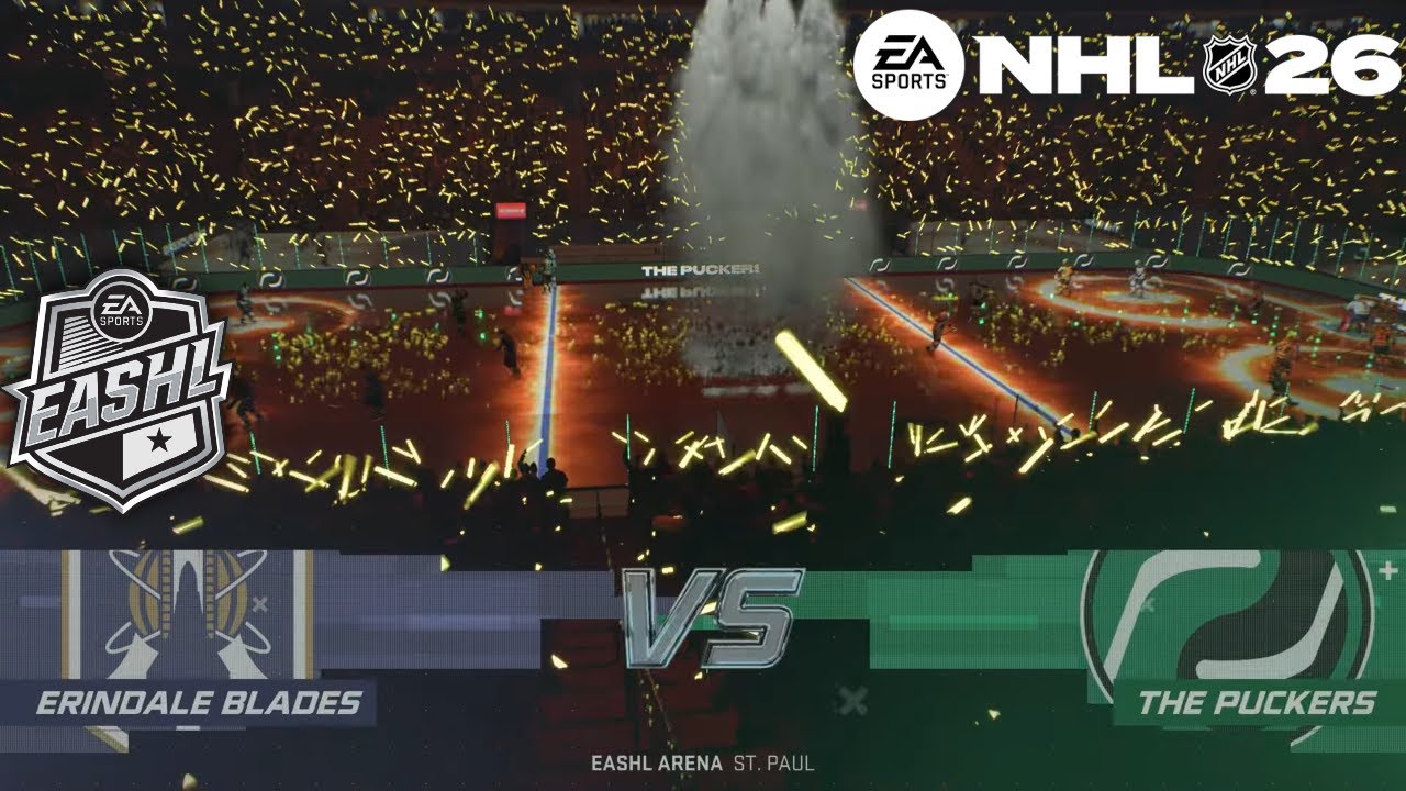 The Puckers vs. Erindale Blades - NHL 26 EASHL 6v6 Season Play (S3) 2-16-26 (4K)
