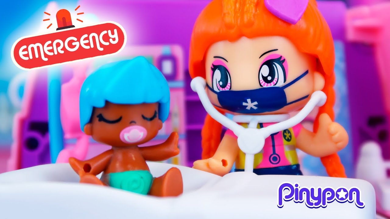 🚑 ¡La NUEVA AMBULANCIA llega a la ciudad! ❤️ Las Junior en  Pinypon City #4