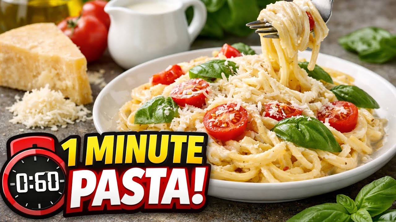 I Made Pasta in 1 Minute… and It’s Actually Delicious! 🍝 