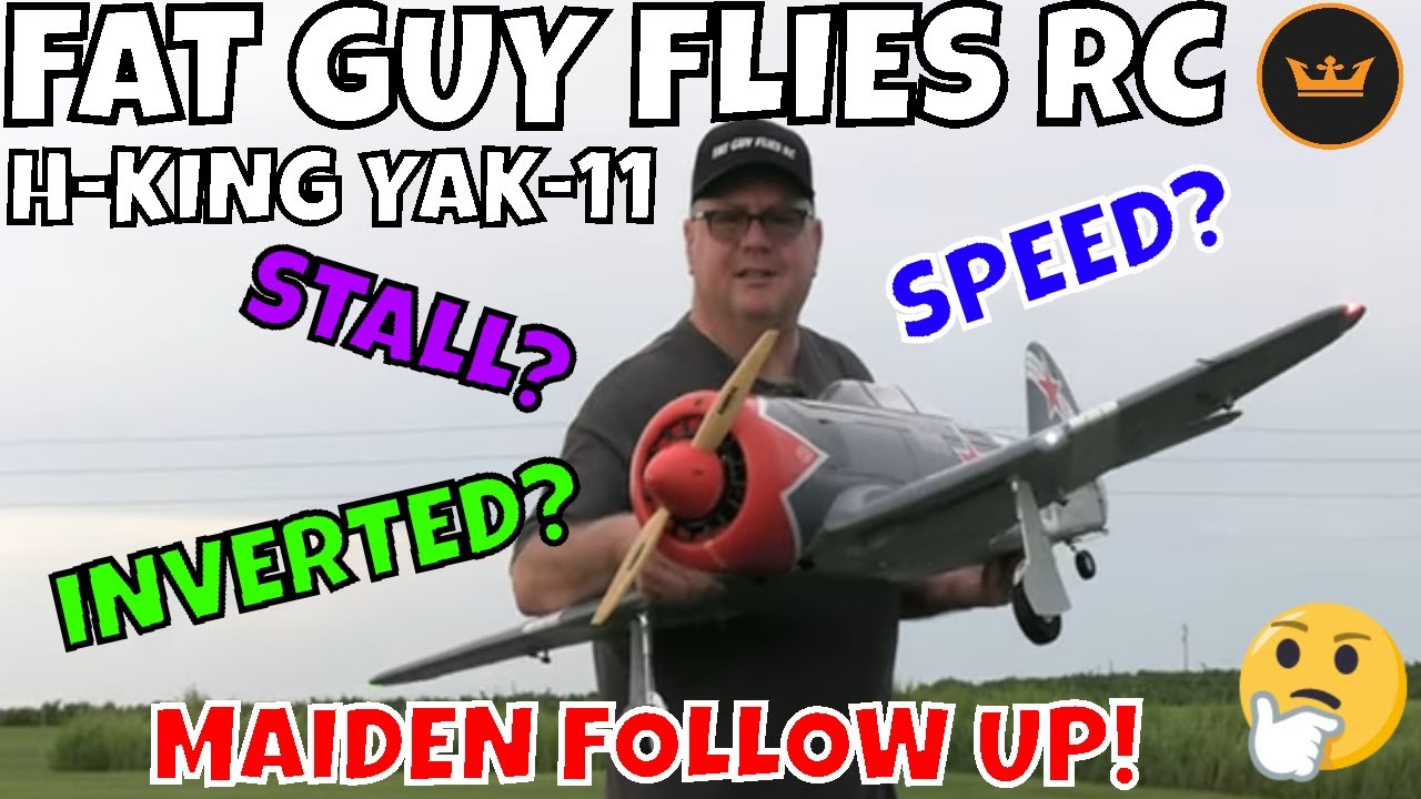 H-KING YAK-11 MAIDEN FOLLOW UP FLIGHT by FGFRC #aviation #rc #rcplane