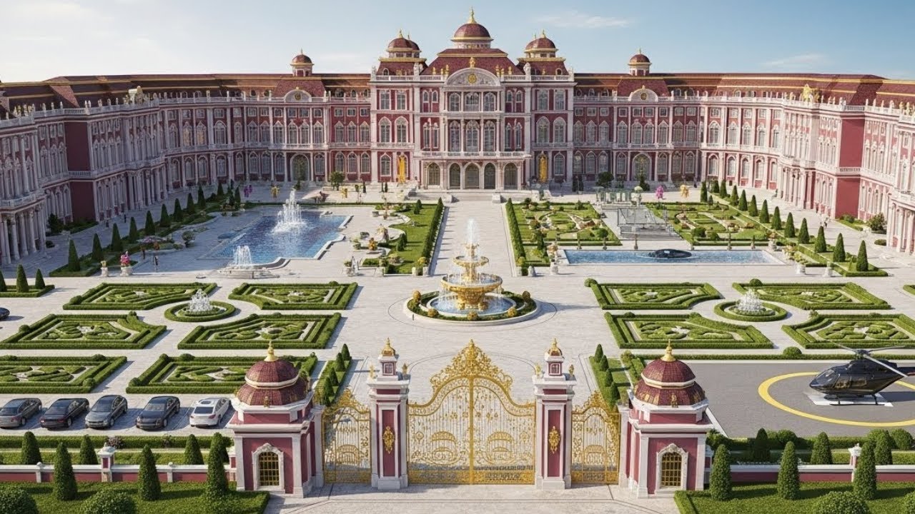 Inside the Pink-Maroon Ultra-Luxury Palace You’ve Never Seen Before!