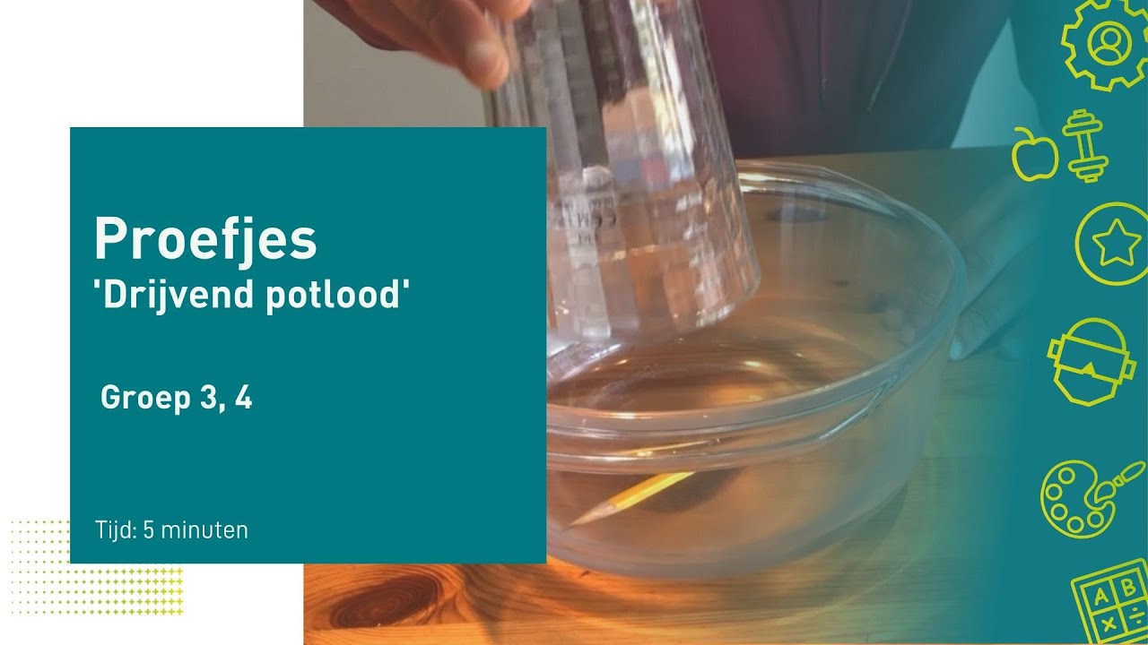 Proefjes - Drijvend potlood