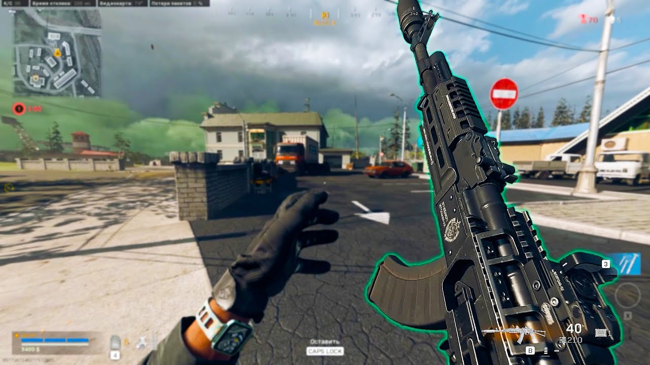 AK47 MW Warzone // На обычных патронах без конверсии