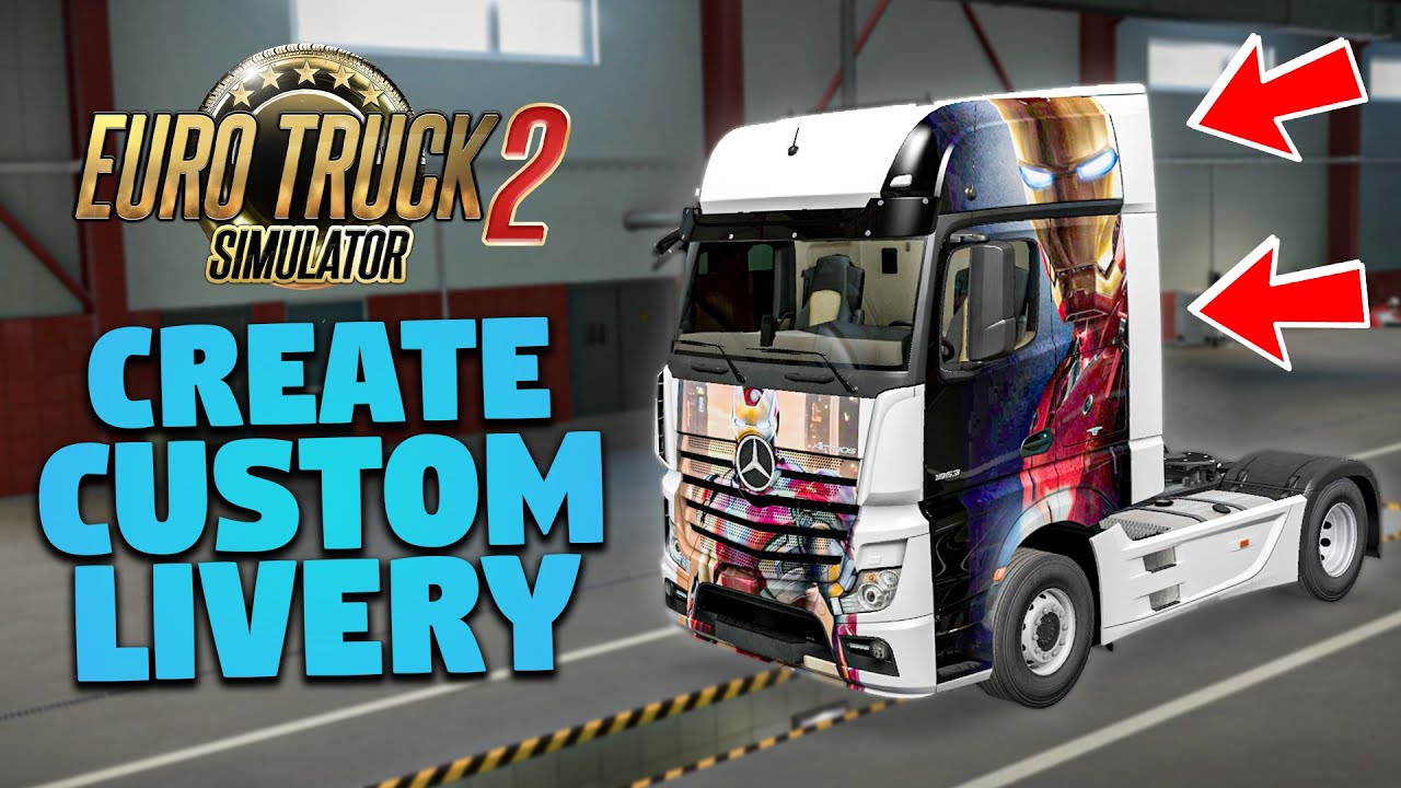 How To Create CUSTOM PAINTJOB in ETS 2 | Euro Truck Simulator 2 Skin Mod Tutorial