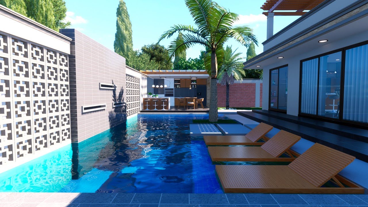 CASA DE CAMPO | TRES DORMITORIOS | CON POOL + BARRA | JMC ARQUITECTURA (2023).